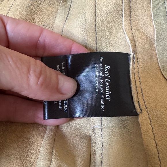 Old Gringo Denim Blue and Beige Embroidered Leather Jacket - Picture 7 of 12